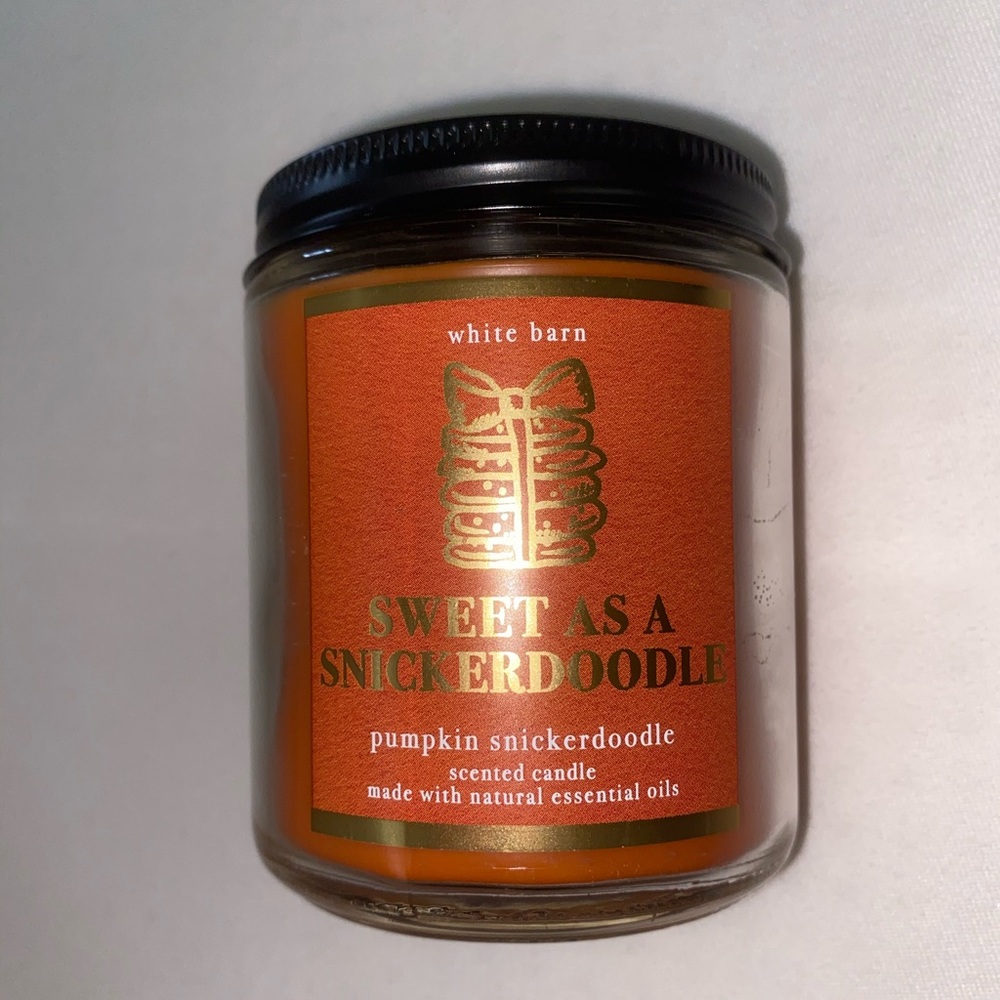 Bath and Body Works Pumpkin Snickerdoodle Single-Wick Candle